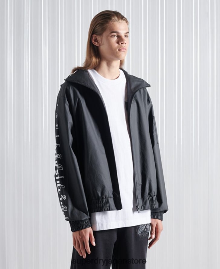 限定版 SDX MA1 ボンバー ジャケット 男性 Superdry 衣類 黒 2J62PZ4773