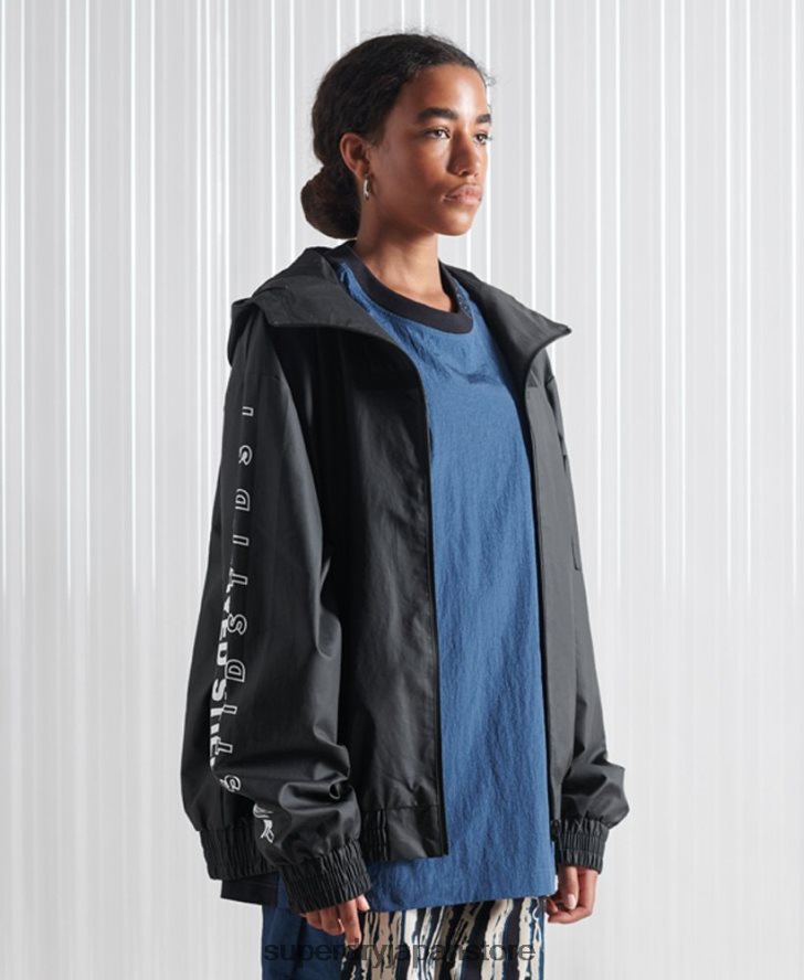 限定版 SDX MA1 ボンバー ジャケット 男性 Superdry 衣類 黒 2J62PZ4773