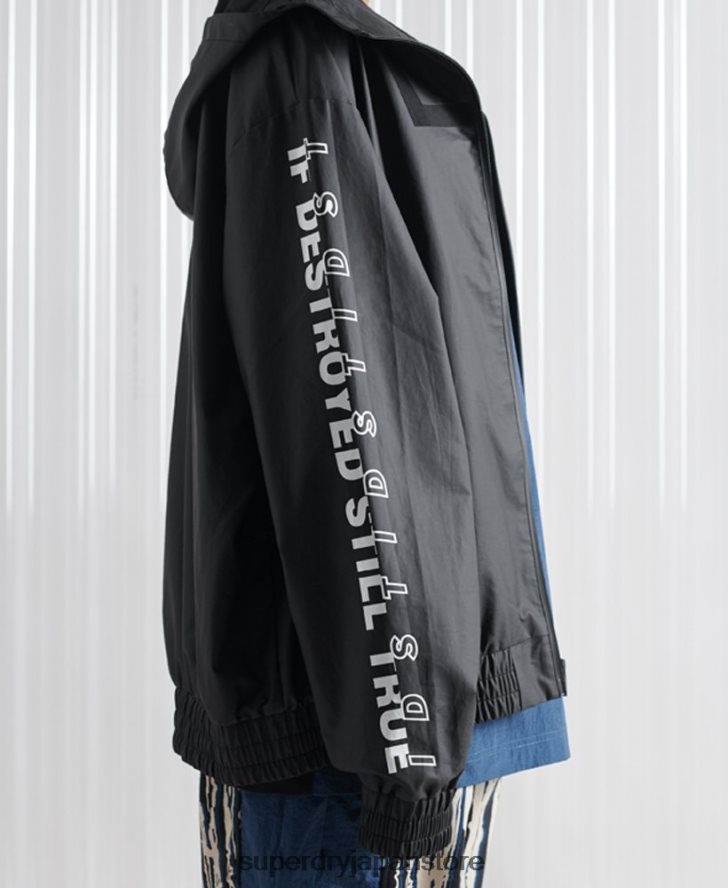 限定版 SDX MA1 ボンバー ジャケット 男性 Superdry 衣類 黒 2J62PZ4773