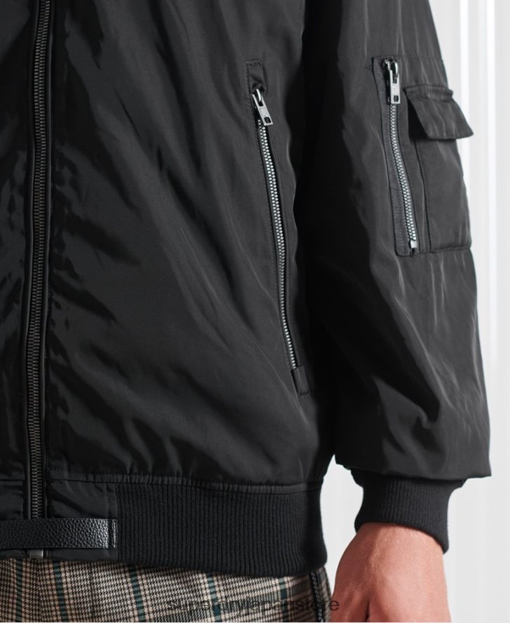 限定版 SDX フューチャー MA1 ジャケット 男性 Superdry 衣類 黒 2J62PZ4790