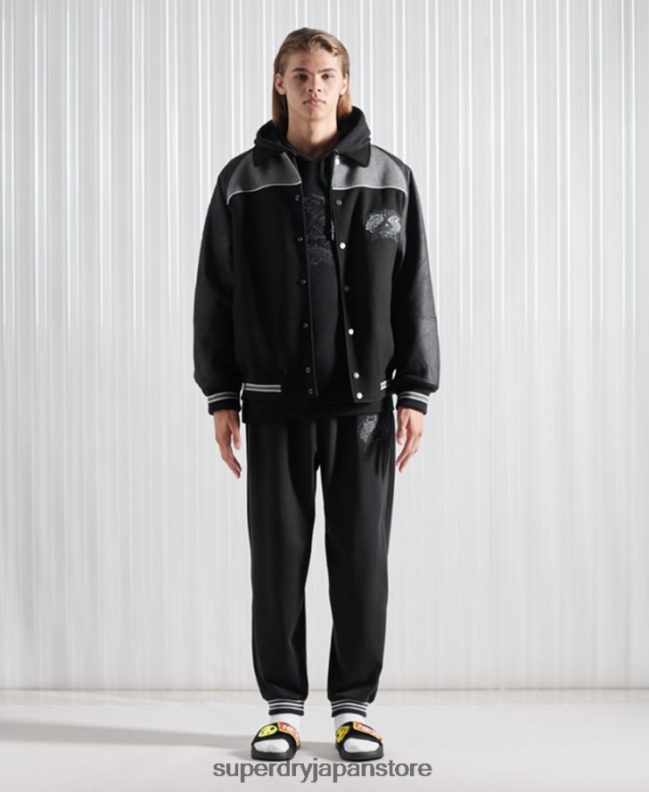 限定版 SDX NYC パーカー 男性 Superdry 衣類 黒 2J62PZ5237