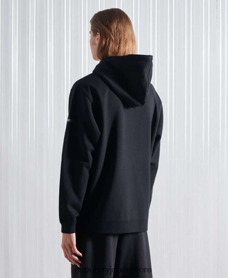 限定版 SDX NYC パーカー 男性 Superdry 衣類 黒 2J62PZ5237