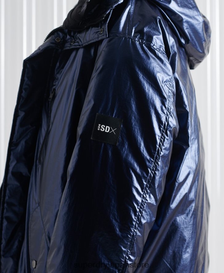 限定版 SDX ダブルパーカーコート 女性 Superdry 衣類 海軍 2J62PZ1192