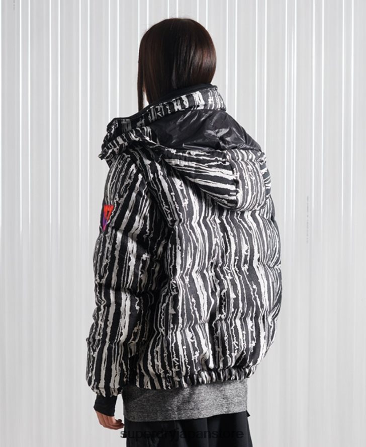 限定版SDXダウンジャガードジャケット 男性 Superdry 衣類 黒 2J62PZ4762