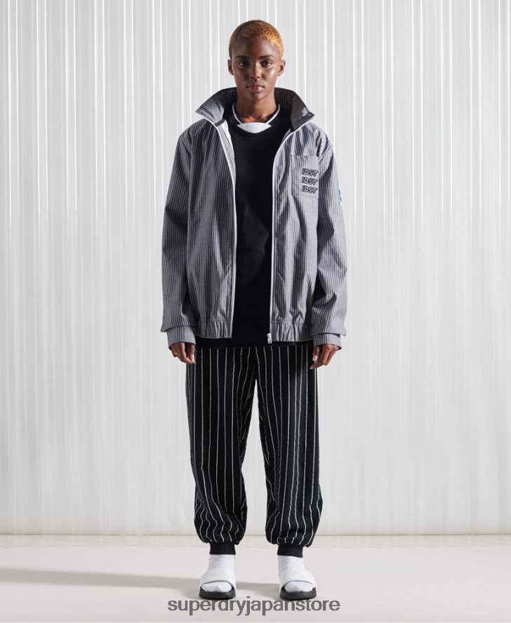 限定版 SDX シャンブレーストライプジャケット 男性 Superdry 衣類 青 2J62PZ4767