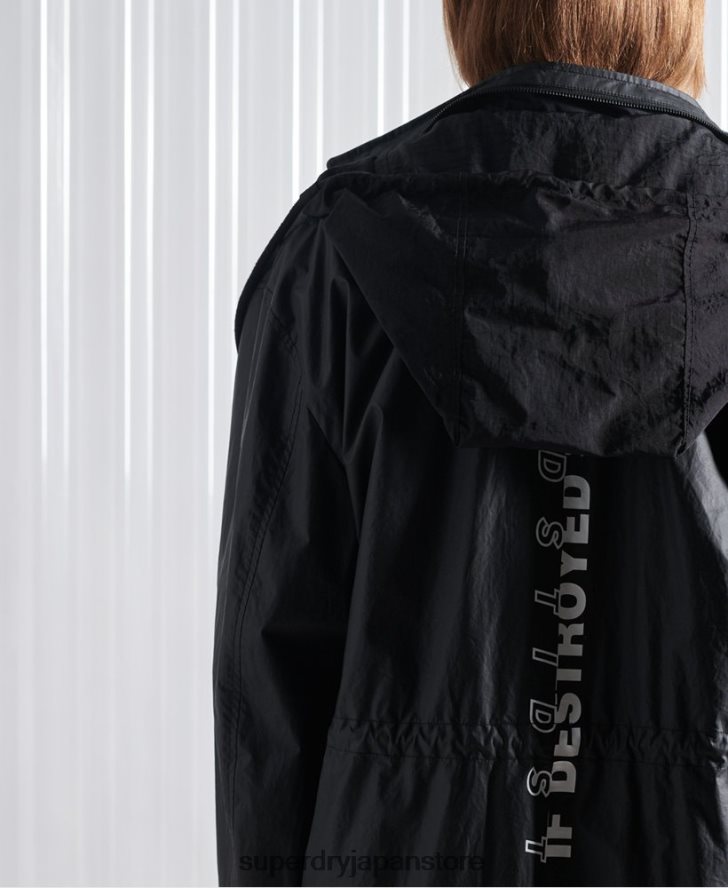 限定版 SDX フレイヤ パーカー コート 男性 Superdry 衣類 黒 2J62PZ5552