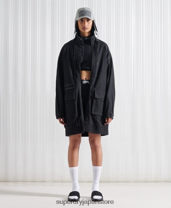 限定版 SDX ダブルボンバージャケット 男性 Superdry 衣類 黒 2J62PZ5555