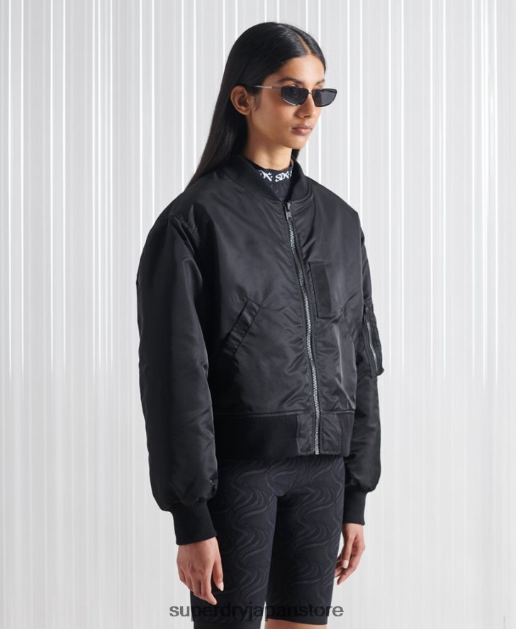 限定版 SDX ダブルボンバージャケット 男性 Superdry 衣類 黒 2J62PZ5555