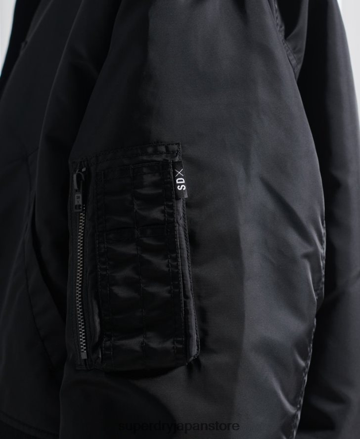 限定版 SDX ダブルボンバージャケット 男性 Superdry 衣類 黒 2J62PZ5555