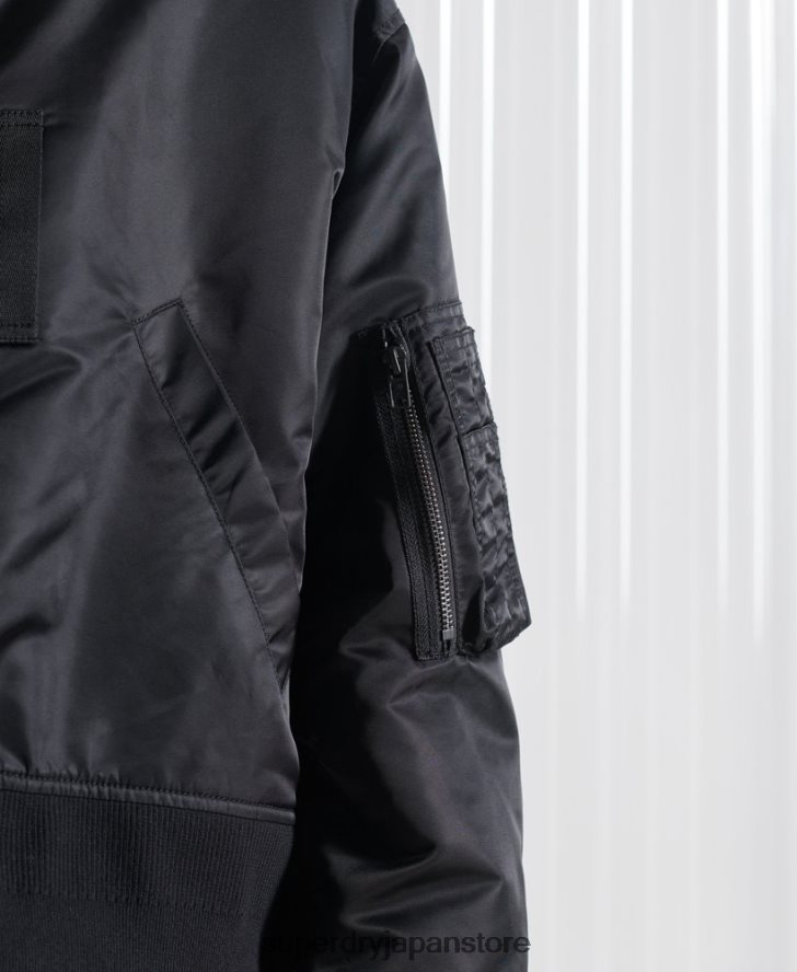 限定版 SDX ダブルボンバージャケット 男性 Superdry 衣類 黒 2J62PZ5555