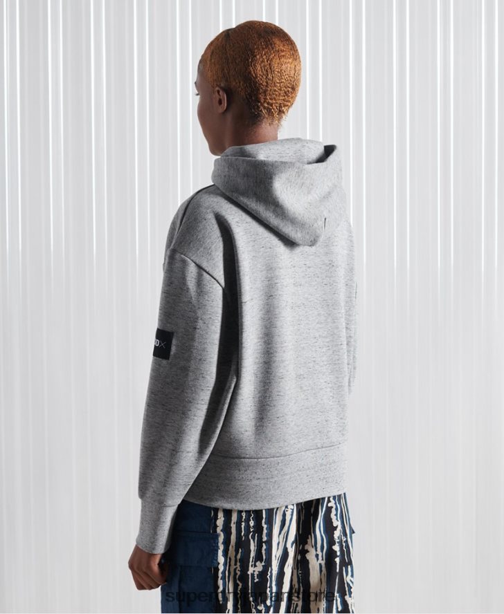 限定版SDXボックスドロップパーカー 男性 Superdry 衣類 グレー 2J62PZ874