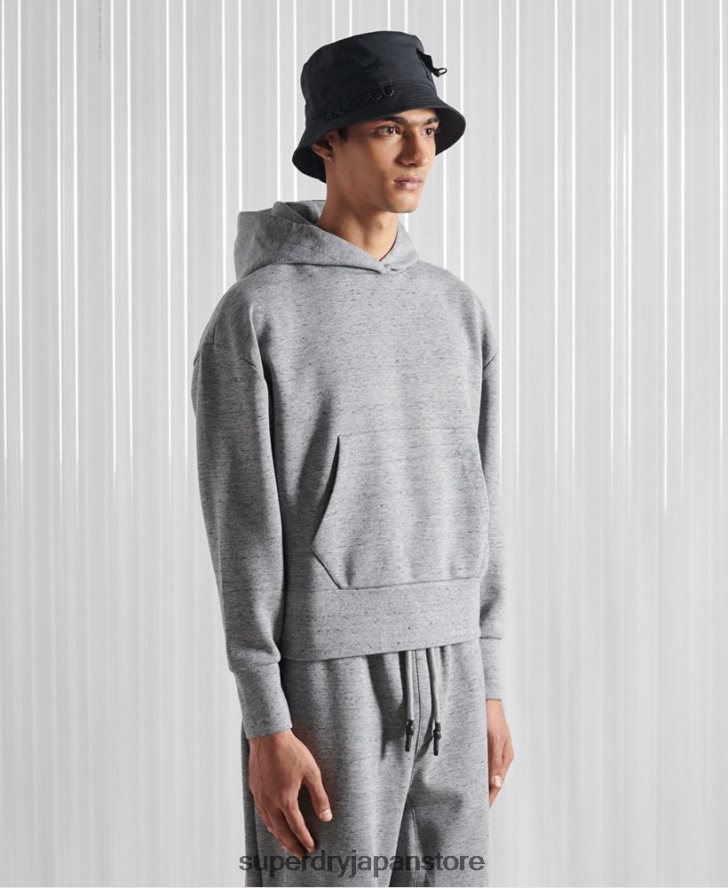 限定版SDXボックスドロップパーカー 男性 Superdry 衣類 グレー 2J62PZ874