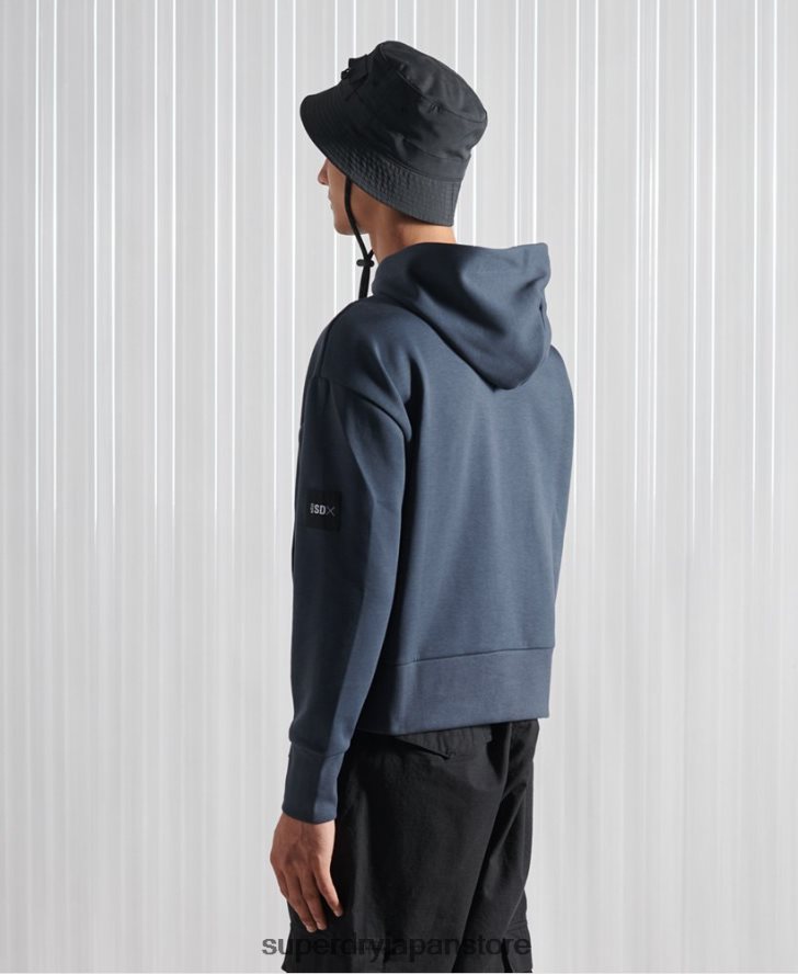 限定版SDXボックスドロップパーカー 男性 Superdry 衣類 濃紺 2J62PZ896