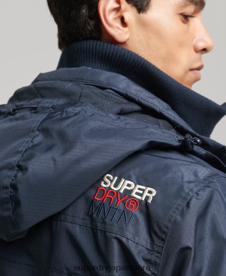 マウンテン SD ウィンドブレーカー ジャケット 男性 Superdry 衣類 海軍 2J62PZ1014