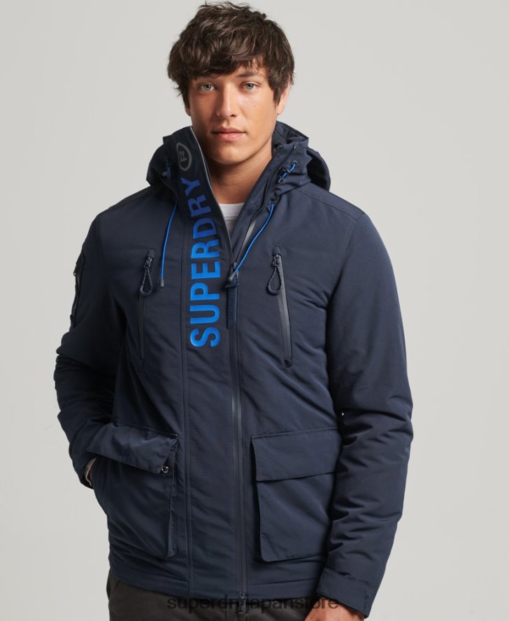 究極のSDウィンドブレーカージャケット 男性 Superdry 衣類 海軍 2J62PZ1092
