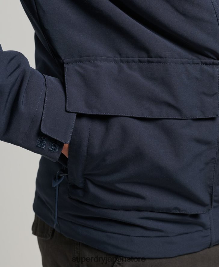 究極のSDウィンドブレーカージャケット 男性 Superdry 衣類 海軍 2J62PZ1092
