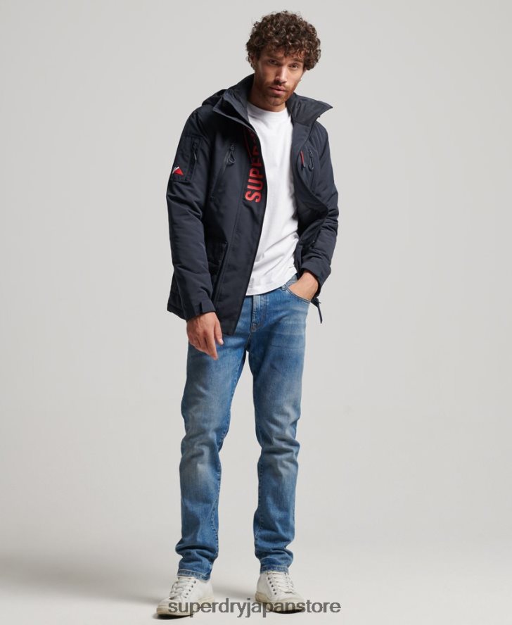 究極のSDウィンドブレーカージャケット 男性 Superdry 衣類 海軍 2J62PZ1101