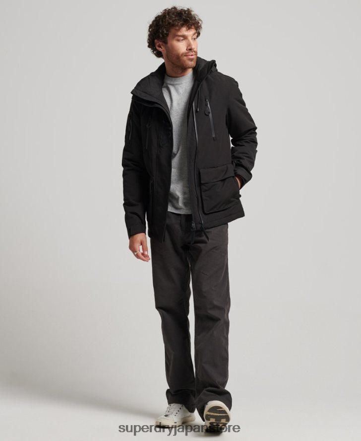 究極のSDウィンドブレーカージャケット 男性 Superdry 衣類 黒 2J62PZ1119