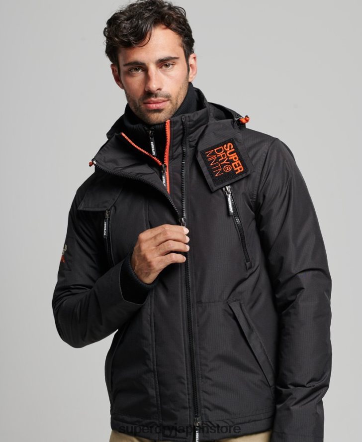 マウンテン SD ウィンドブレーカー ジャケット 男性 Superdry 衣類 黒 2J62PZ1160