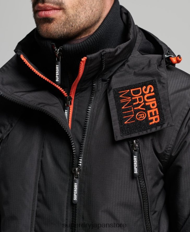 マウンテン SD ウィンドブレーカー ジャケット 男性 Superdry 衣類 黒 2J62PZ1160