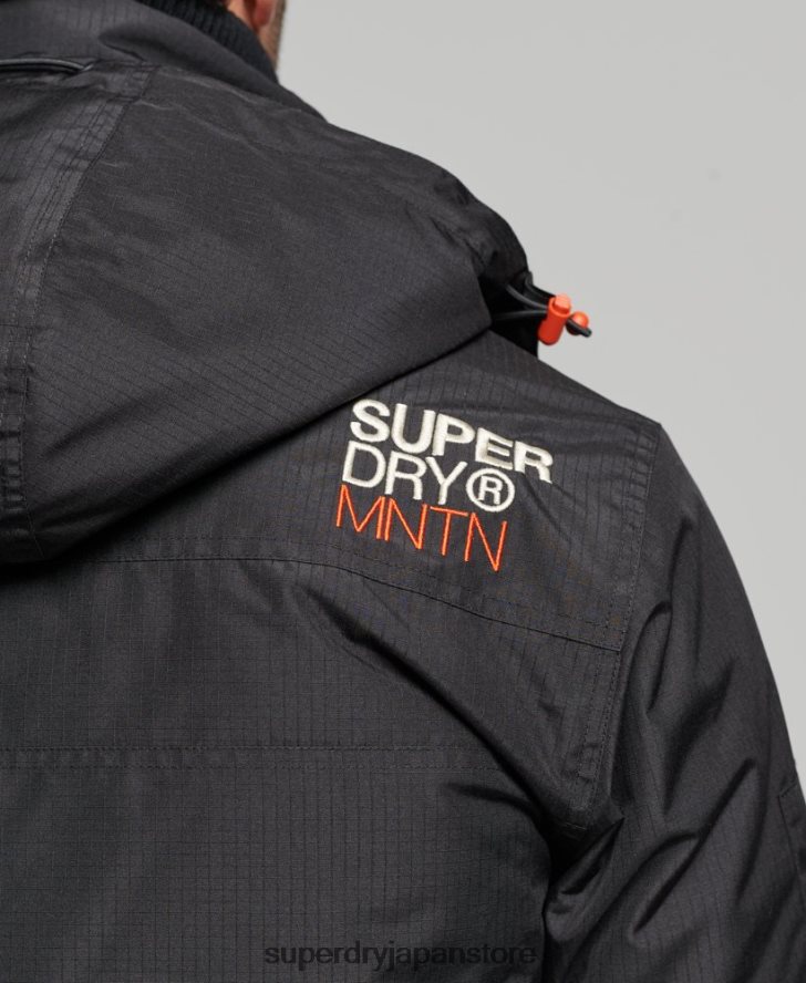 マウンテン SD ウィンドブレーカー ジャケット 男性 Superdry 衣類 黒 2J62PZ1160
