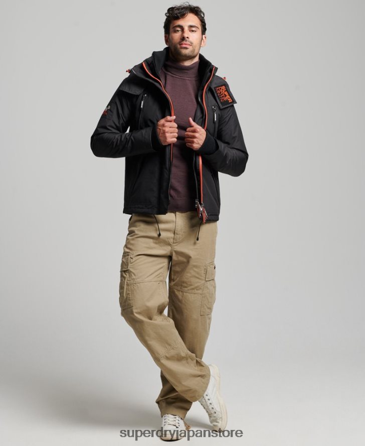 マウンテン SD ウィンドブレーカー ジャケット 男性 Superdry 衣類 黒 2J62PZ1160