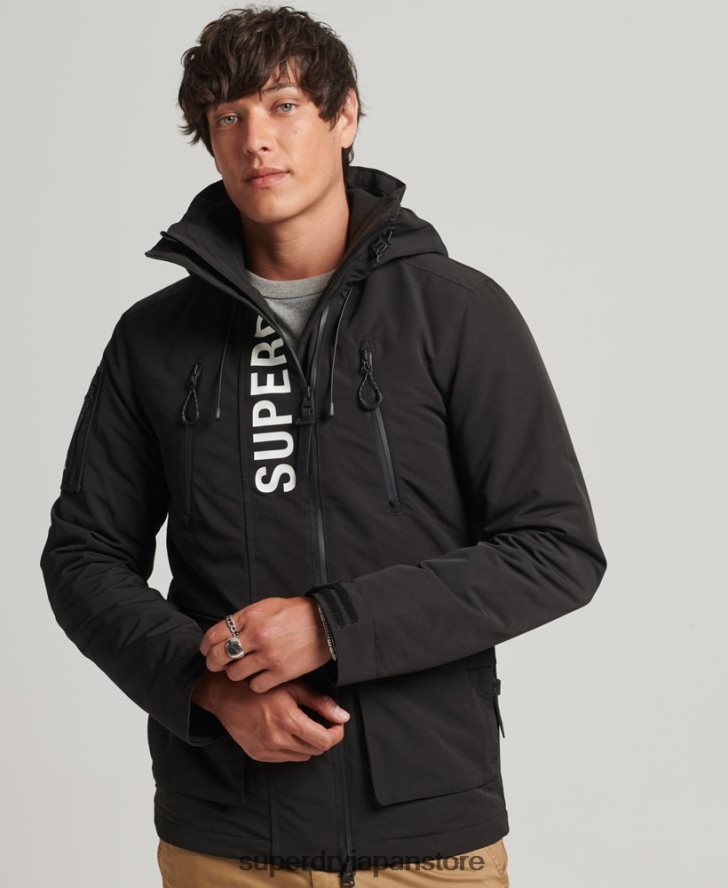 究極のSDウィンドブレーカージャケット 男性 Superdry 衣類 黒 2J62PZ1187