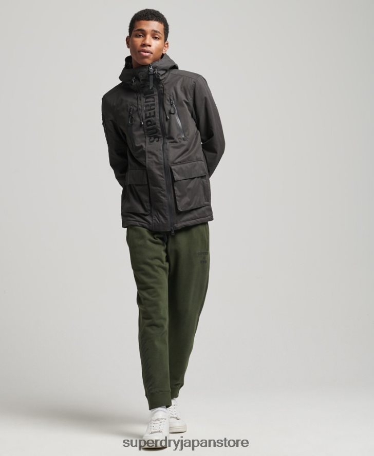 究極のマイクロファイバー SD ウィンド ジャケット 男性 Superdry 衣類 濃い灰色 2J62PZ1188