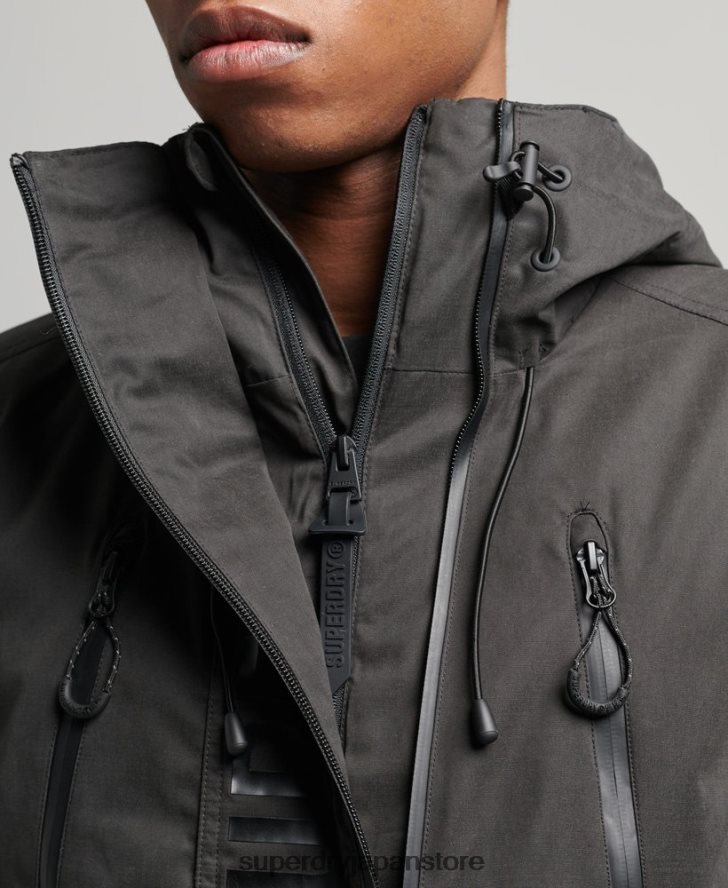 究極のマイクロファイバー SD ウィンド ジャケット 男性 Superdry 衣類 濃い灰色 2J62PZ1188