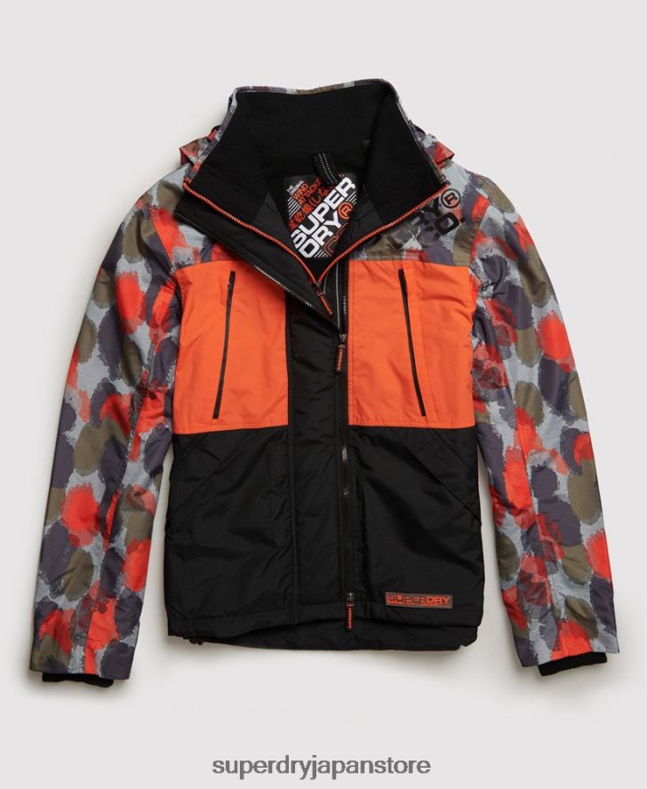 フード付きポーラープリント SD-ウィンドアタッカージャケット 男性 Superdry 衣類 マルチ 2J62PZ1201