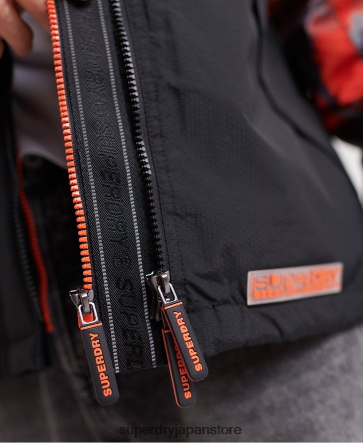 フード付きポーラープリント SD-ウィンドアタッカージャケット 男性 Superdry 衣類 マルチ 2J62PZ1201