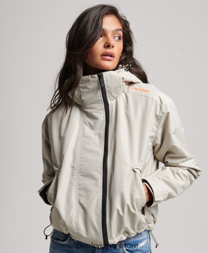 SDウィンドブレーカージャケット 女性 Superdry 衣類 グレー 2J62PZ3519