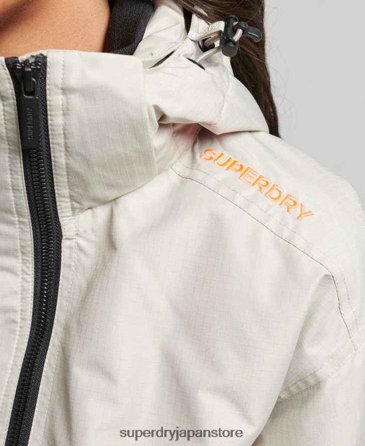 SDウィンドブレーカージャケット 女性 Superdry 衣類 グレー 2J62PZ3519