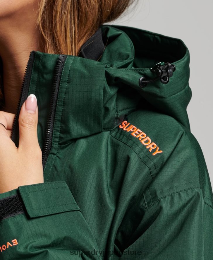 SDウィンドブレーカージャケット 女性 Superdry 衣類 緑 2J62PZ3527