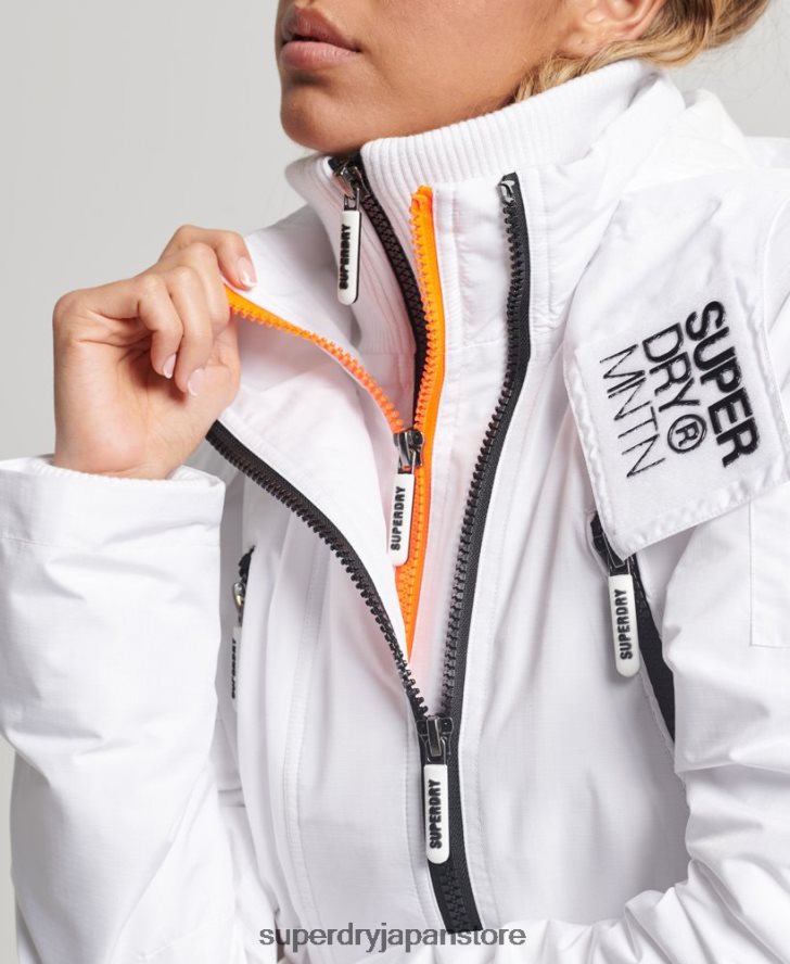 マウンテン SD ウィンドブレーカー ジャケット 女性 Superdry 衣類 白 2J62PZ3537
