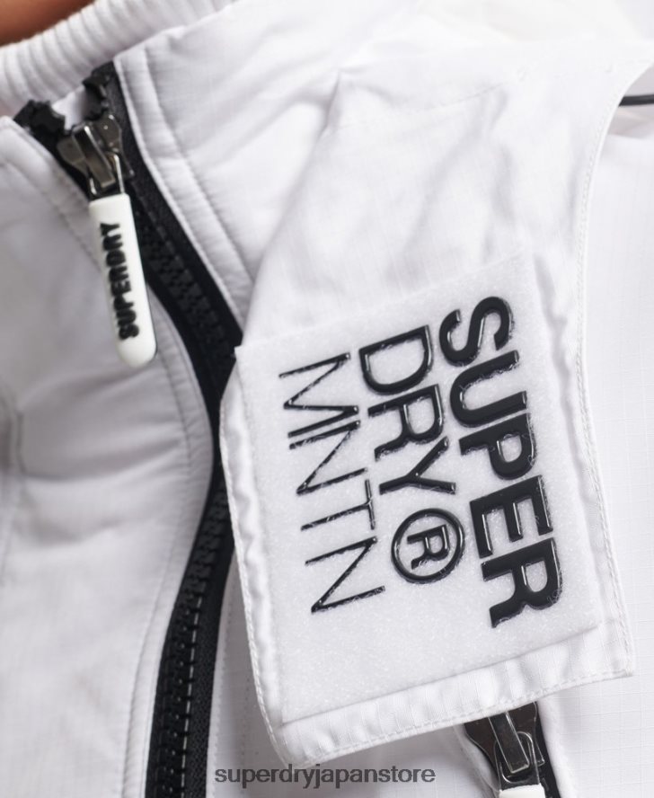 マウンテン SD ウィンドブレーカー ジャケット 女性 Superdry 衣類 白 2J62PZ3537