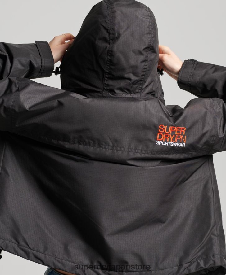 SDウィンドブレーカージャケット 女性 Superdry 衣類 黒 2J62PZ3551