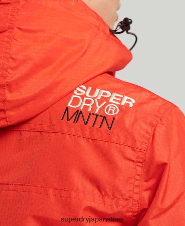 マウンテン SD ウィンドブレーカー ジャケット 女性 Superdry 衣類 赤 2J62PZ3554