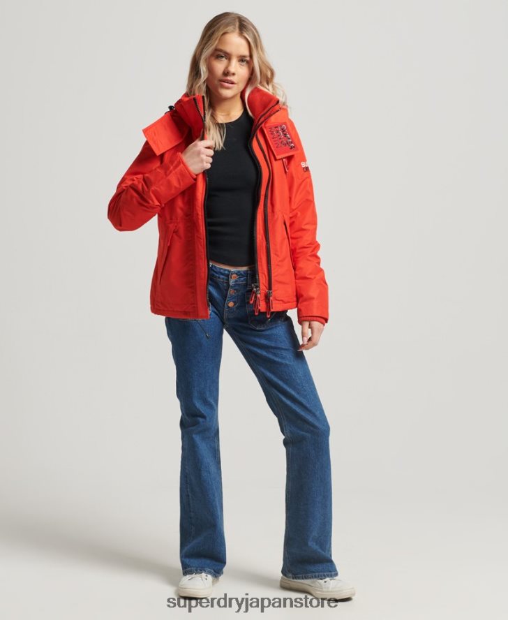 マウンテン SD ウィンドブレーカー ジャケット 女性 Superdry 衣類 赤 2J62PZ3554