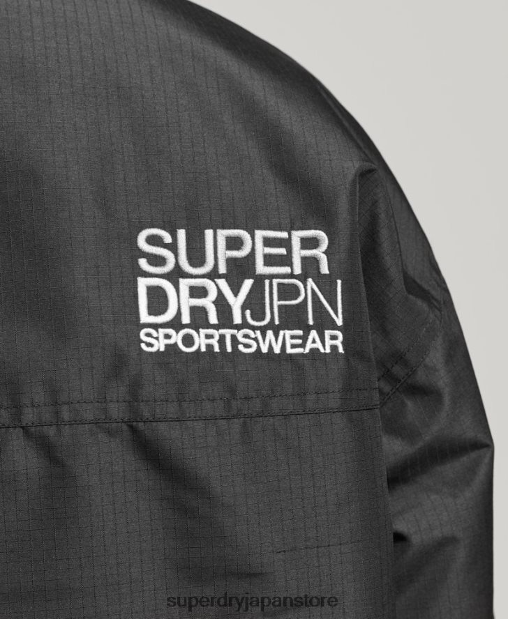 SDウィンドブレーカージャケット 女性 Superdry 衣類 黒 2J62PZ3557