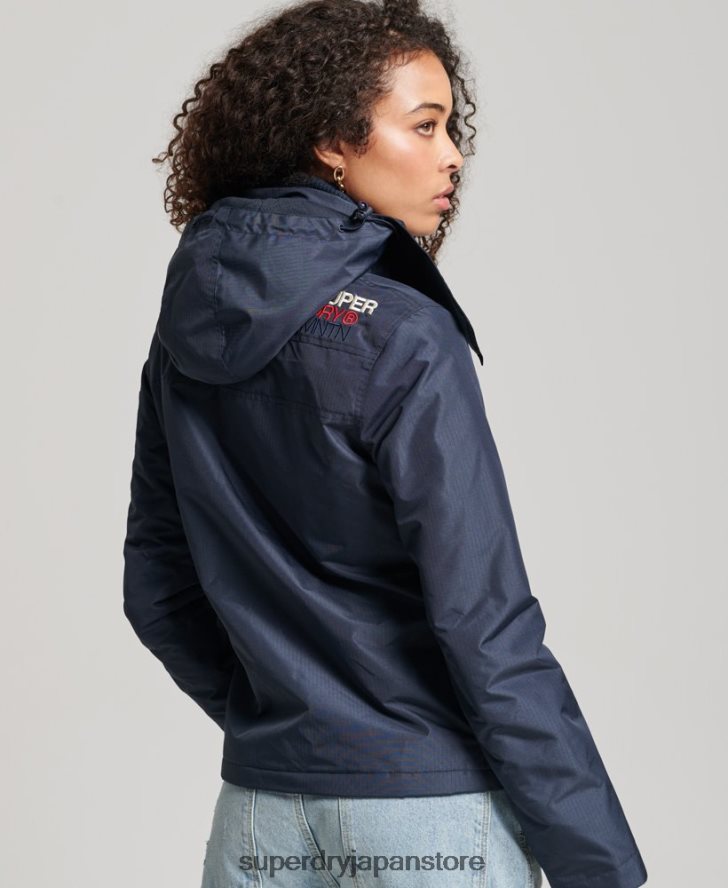 マウンテン SD ウィンドブレーカー ジャケット 女性 Superdry 衣類 海軍 2J62PZ3558