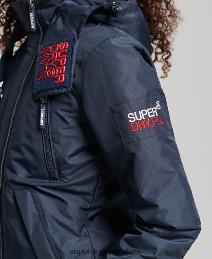 マウンテン SD ウィンドブレーカー ジャケット 女性 Superdry 衣類 海軍 2J62PZ3558
