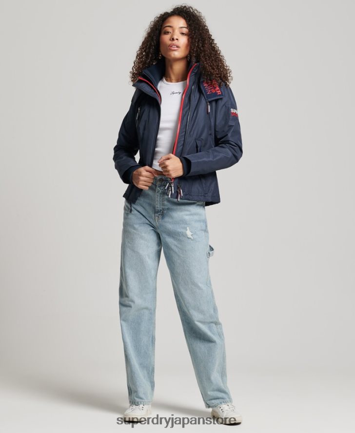 マウンテン SD ウィンドブレーカー ジャケット 女性 Superdry 衣類 海軍 2J62PZ3558