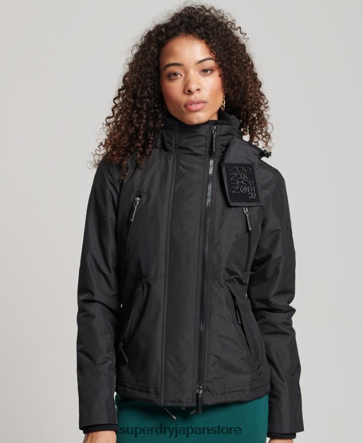 マウンテン SD ウィンドブレーカー ジャケット 女性 Superdry 衣類 黒 2J62PZ3628