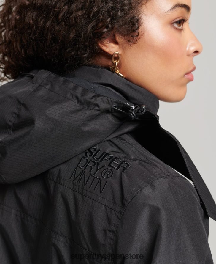 マウンテン SD ウィンドブレーカー ジャケット 女性 Superdry 衣類 黒 2J62PZ3628