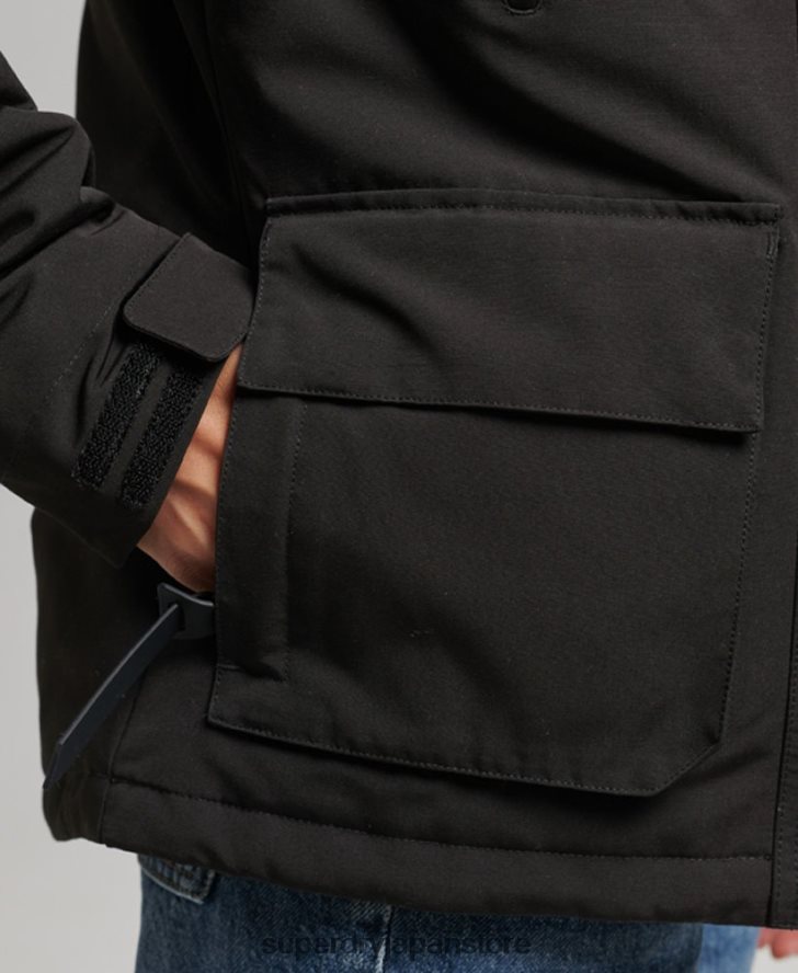 フード付きアルティメット SD ウィンドブレーカー 女性 Superdry 衣類 黒 2J62PZ3665