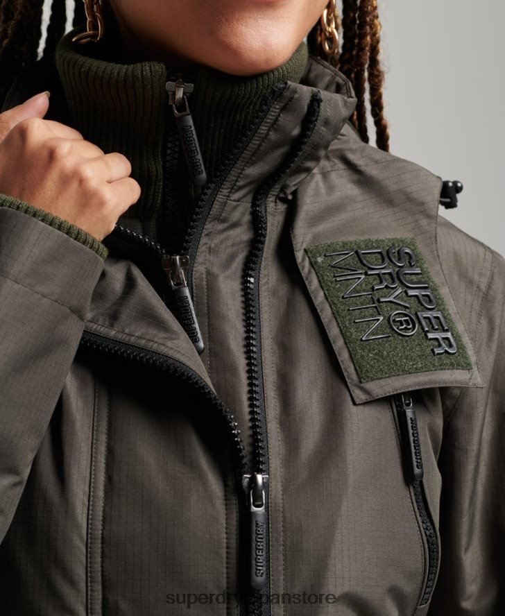 マウンテン SD ウィンドブレーカー ジャケット 女性 Superdry 衣類 緑 2J62PZ3728