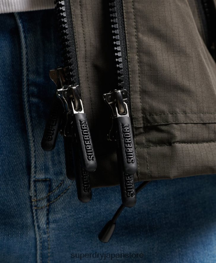 マウンテン SD ウィンドブレーカー ジャケット 女性 Superdry 衣類 緑 2J62PZ3728