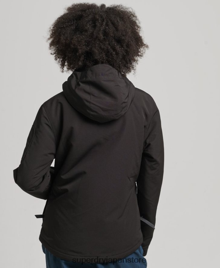 フード付きアルティメット SD ウィンドブレーカー 女性 Superdry 衣類 黒 2J62PZ3742