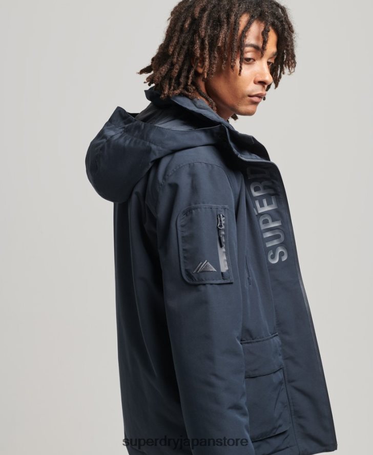究極のSDウィンドブレーカージャケット 男性 Superdry 衣類 海軍 2J62PZ4444